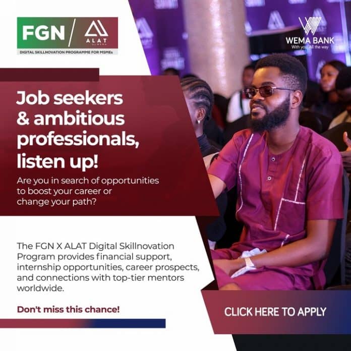 Call For Applications: FGN-ALAT Digital Skillnovation Program For MSME